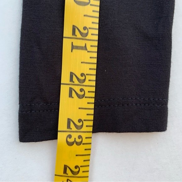 Fraiche by J Open Back Criss Cross Maxi Dress Long Sleeve Size Small | Black - Picture 9 of 13